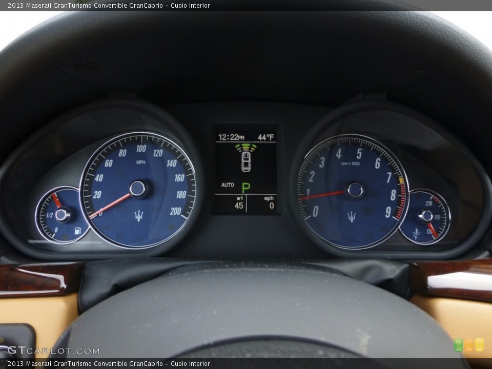 Cuoio Interior Gauges for the 2013 Maserati GranTurismo Convertible GranCabrio #77863737