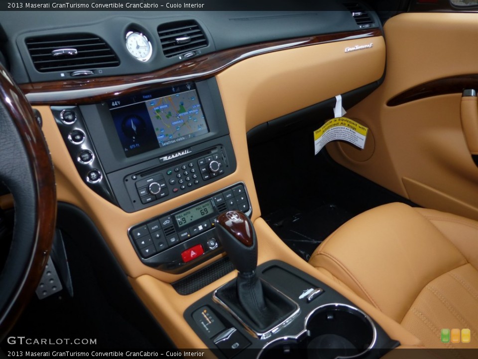 Cuoio Interior Controls for the 2013 Maserati GranTurismo Convertible GranCabrio #77863809