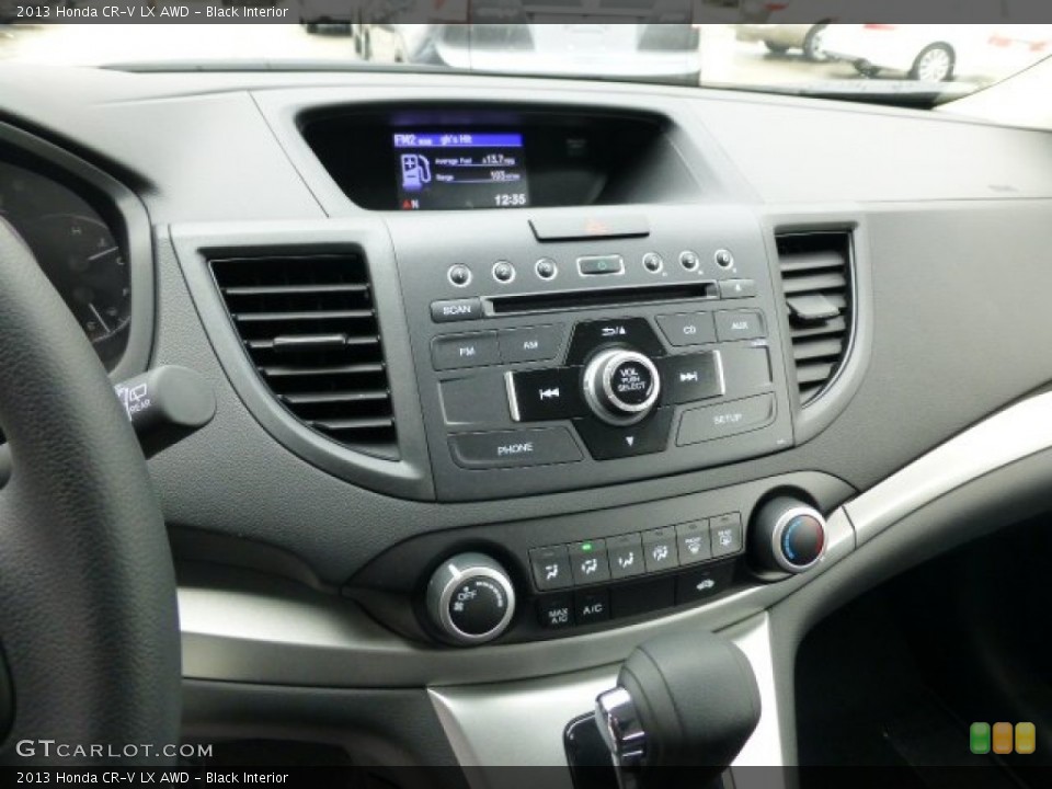 Black Interior Controls for the 2013 Honda CR-V LX AWD #77864205