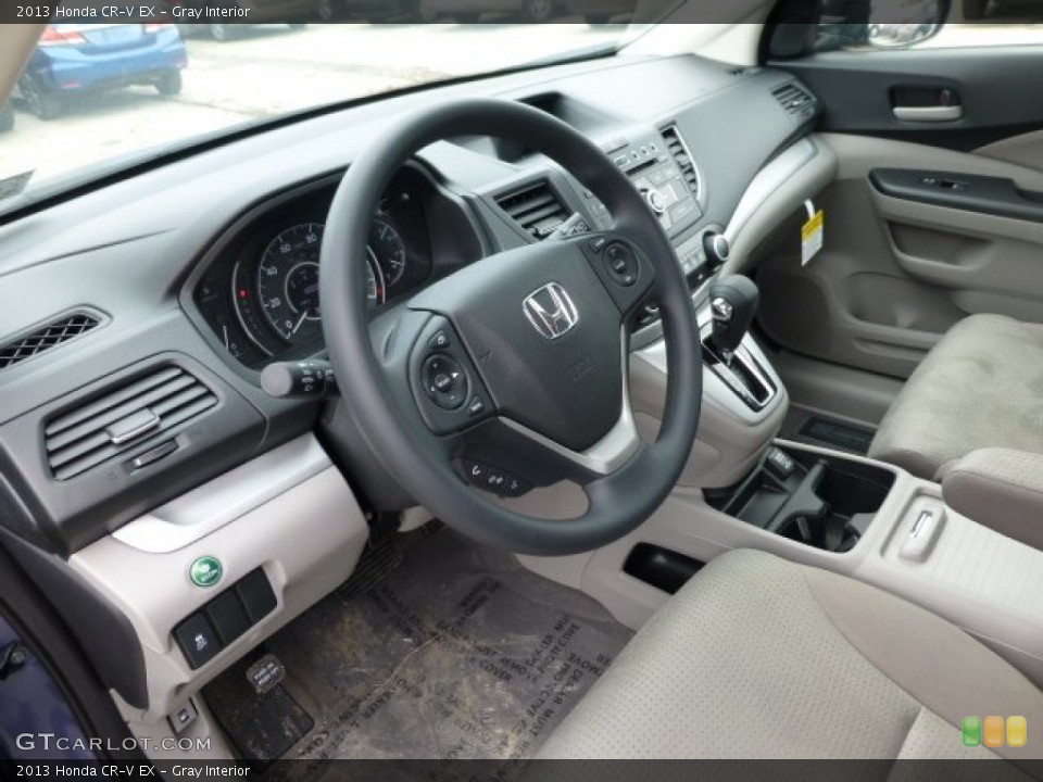 Gray Interior Dashboard for the 2013 Honda CR-V EX #77864670