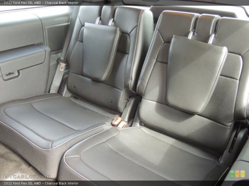 Charcoal Black Interior Rear Seat for the 2012 Ford Flex SEL AWD #77866149