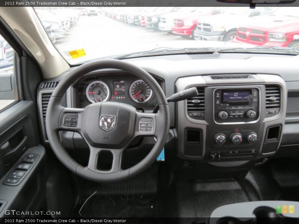 Black/Diesel Gray Interior Dashboard for the 2013 Ram 2500 Tradesman Crew Cab #77866608