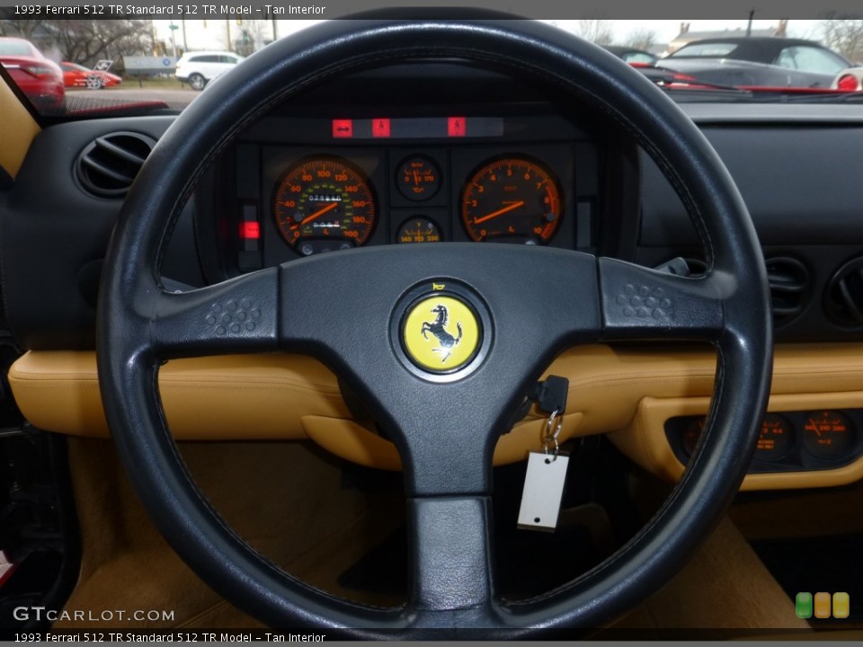 Tan Interior Steering Wheel for the 1993 Ferrari 512 TR  #77867029