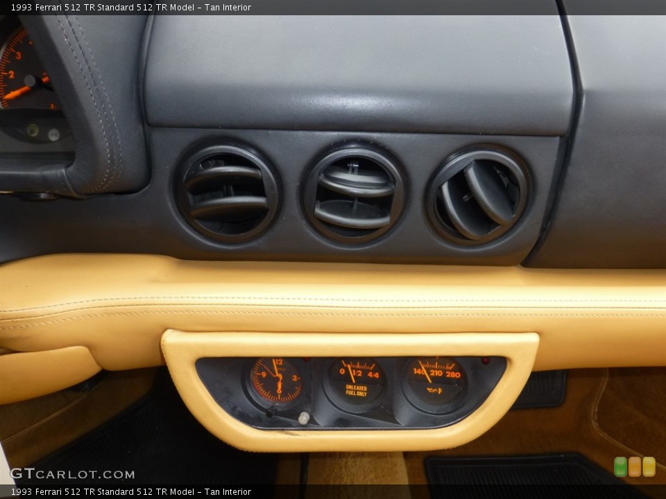 Tan Interior Controls for the 1993 Ferrari 512 TR  #77867163