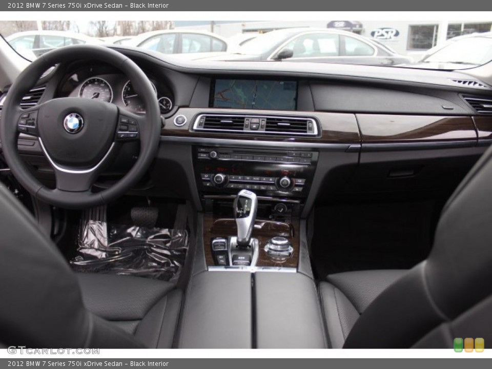 Black Interior Dashboard for the 2012 BMW 7 Series 750i xDrive Sedan #77867760