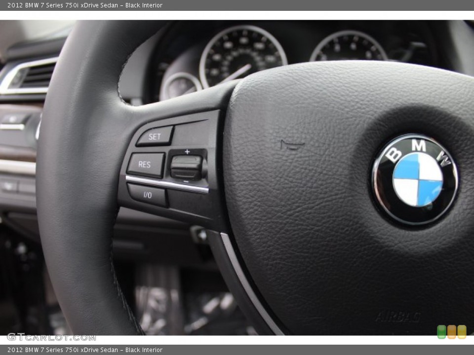 Black Interior Controls for the 2012 BMW 7 Series 750i xDrive Sedan #77867844