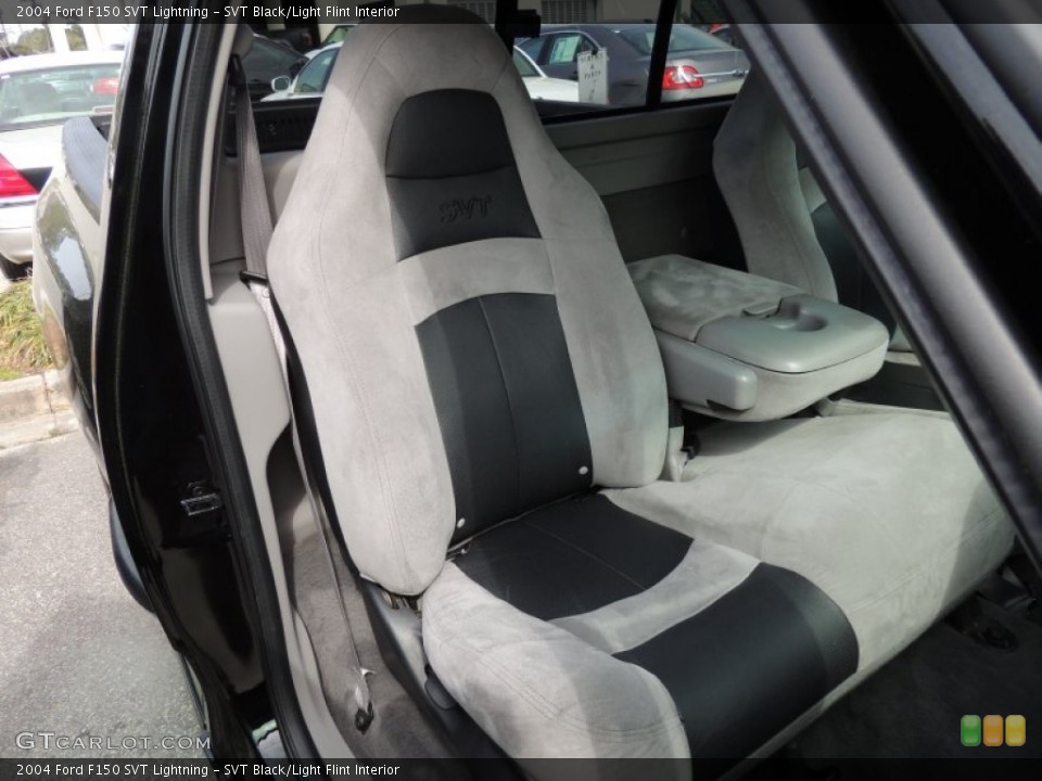 SVT Black/Light Flint Interior Front Seat for the 2004 Ford F150 SVT Lightning #77867863