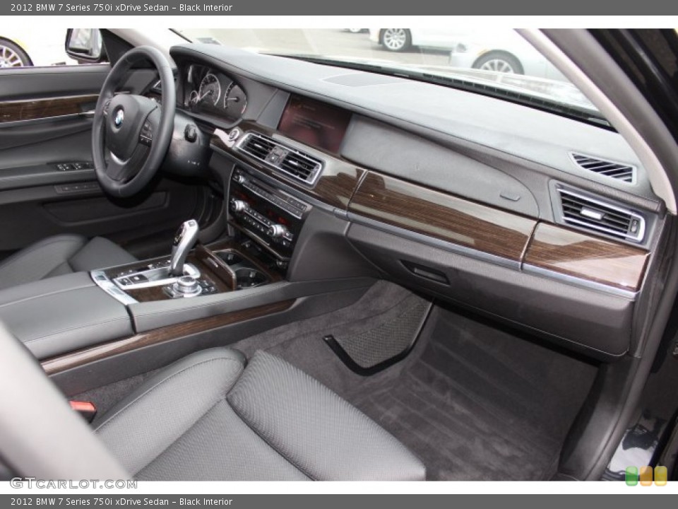 Black Interior Dashboard for the 2012 BMW 7 Series 750i xDrive Sedan #77868051