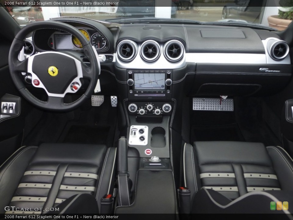 Nero (Black) Interior Dashboard for the 2008 Ferrari 612 Scaglietti One to One F1 #77868336