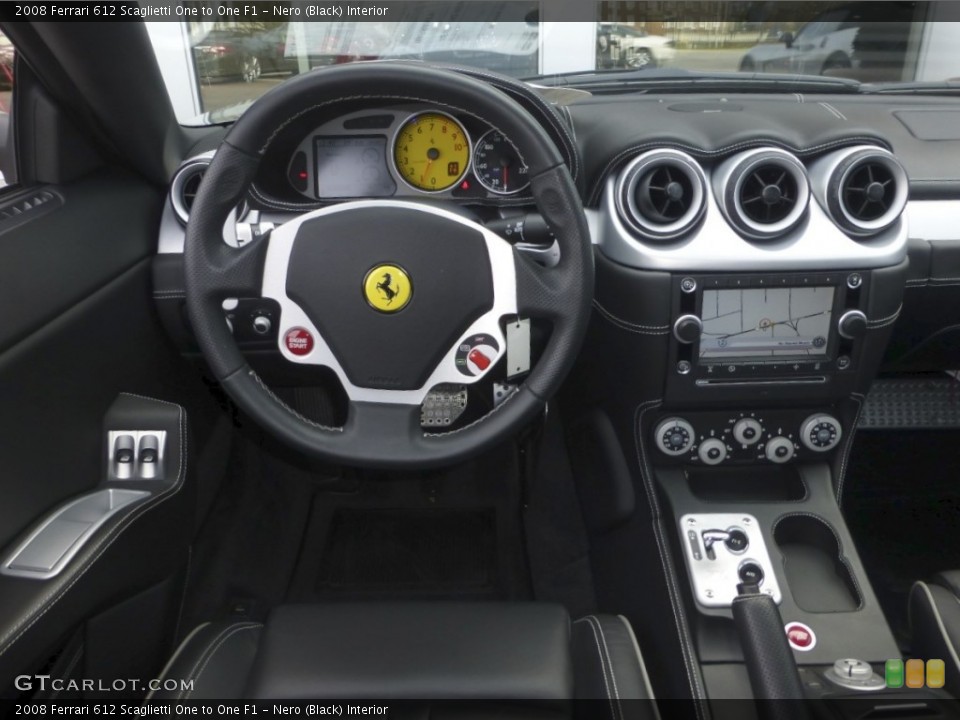 Nero (Black) Interior Dashboard for the 2008 Ferrari 612 Scaglietti One to One F1 #77868366