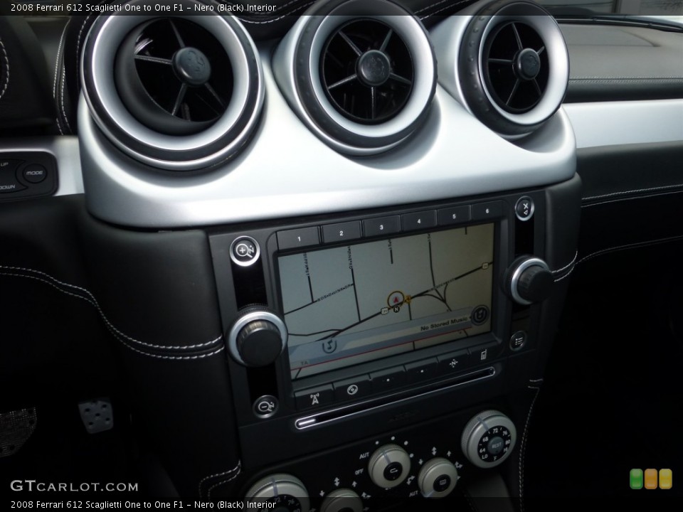 Nero (Black) Interior Navigation for the 2008 Ferrari 612 Scaglietti One to One F1 #77868556