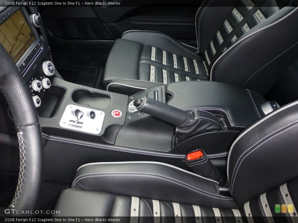 Nero (Black) Interior Photo for the 2008 Ferrari 612 Scaglietti One to One F1 #77868753