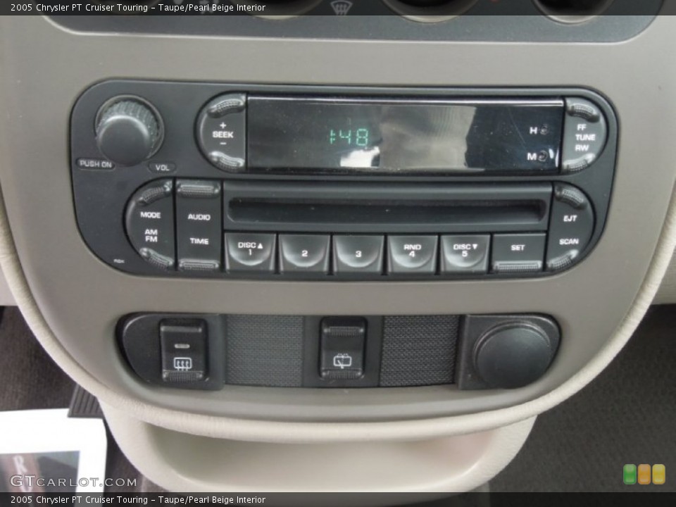 Taupe/Pearl Beige Interior Controls for the 2005 Chrysler PT Cruiser Touring #77869779