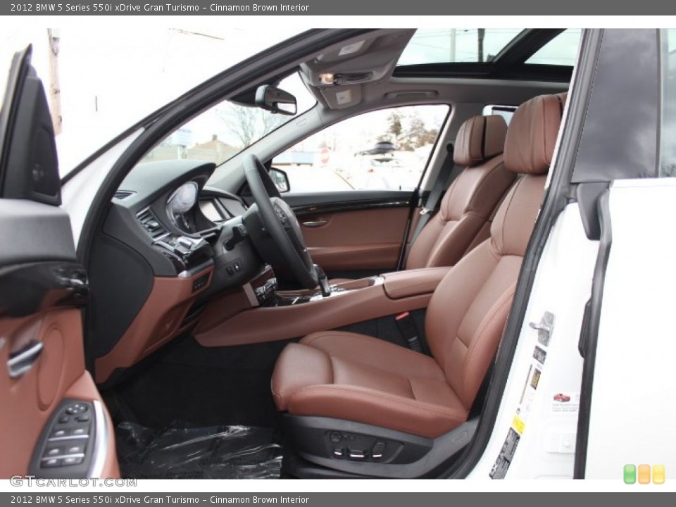 Cinnamon Brown Interior Front Seat for the 2012 BMW 5 Series 550i xDrive Gran Turismo #77869843