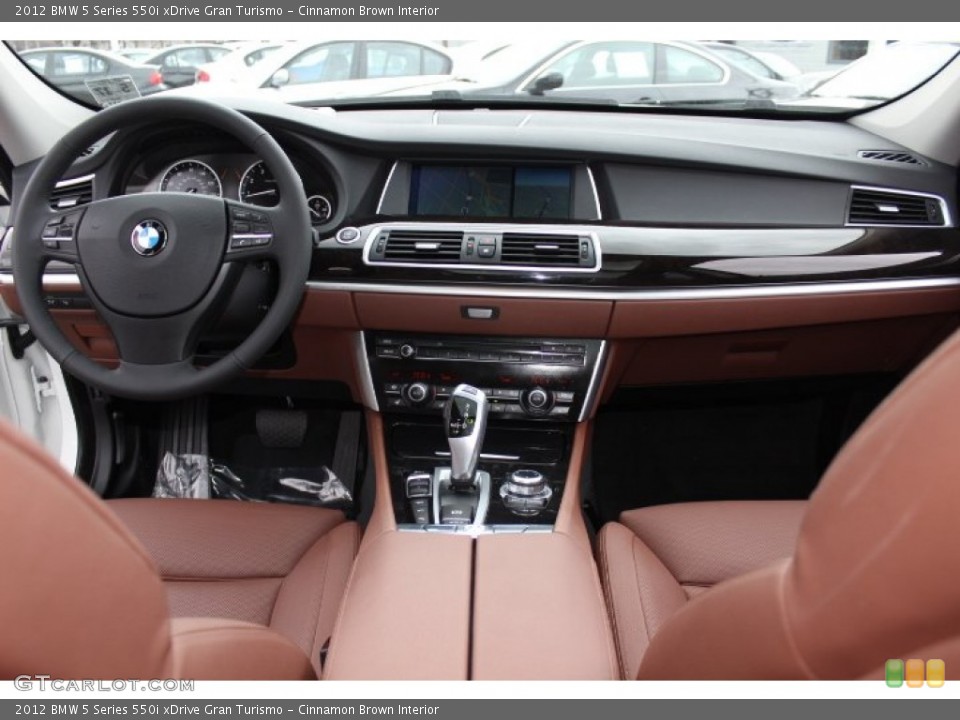 Cinnamon Brown Interior Dashboard for the 2012 BMW 5 Series 550i xDrive Gran Turismo #77869884