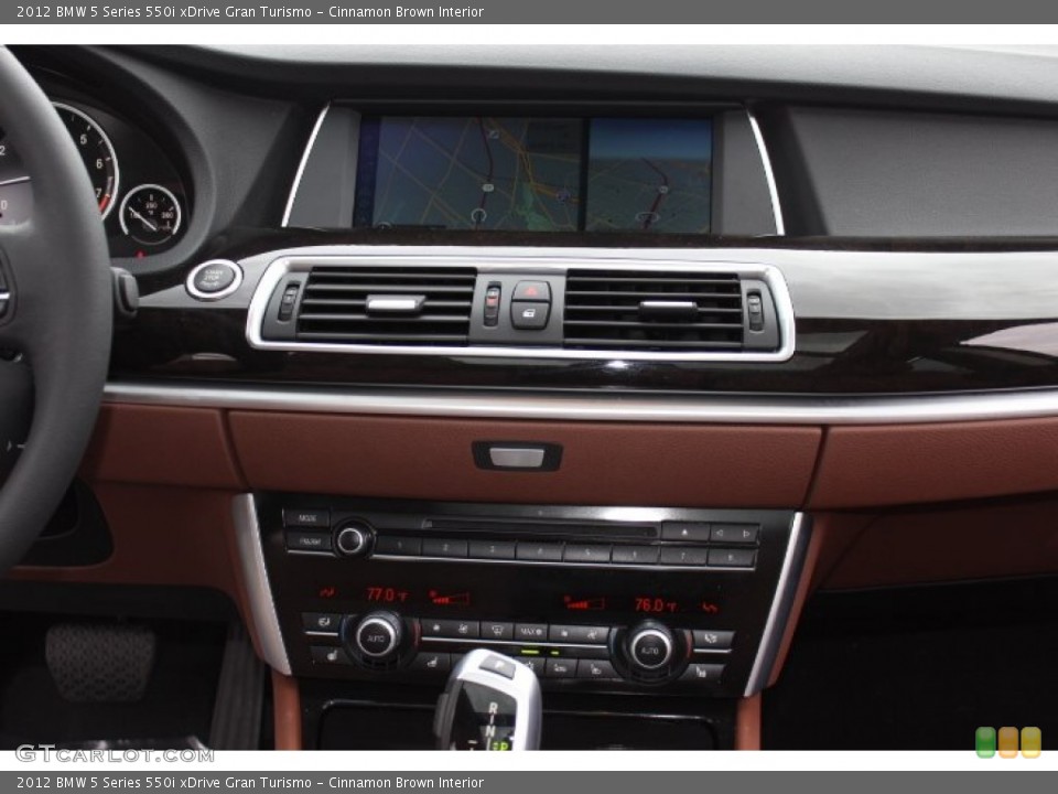 Cinnamon Brown Interior Controls for the 2012 BMW 5 Series 550i xDrive Gran Turismo #77869902