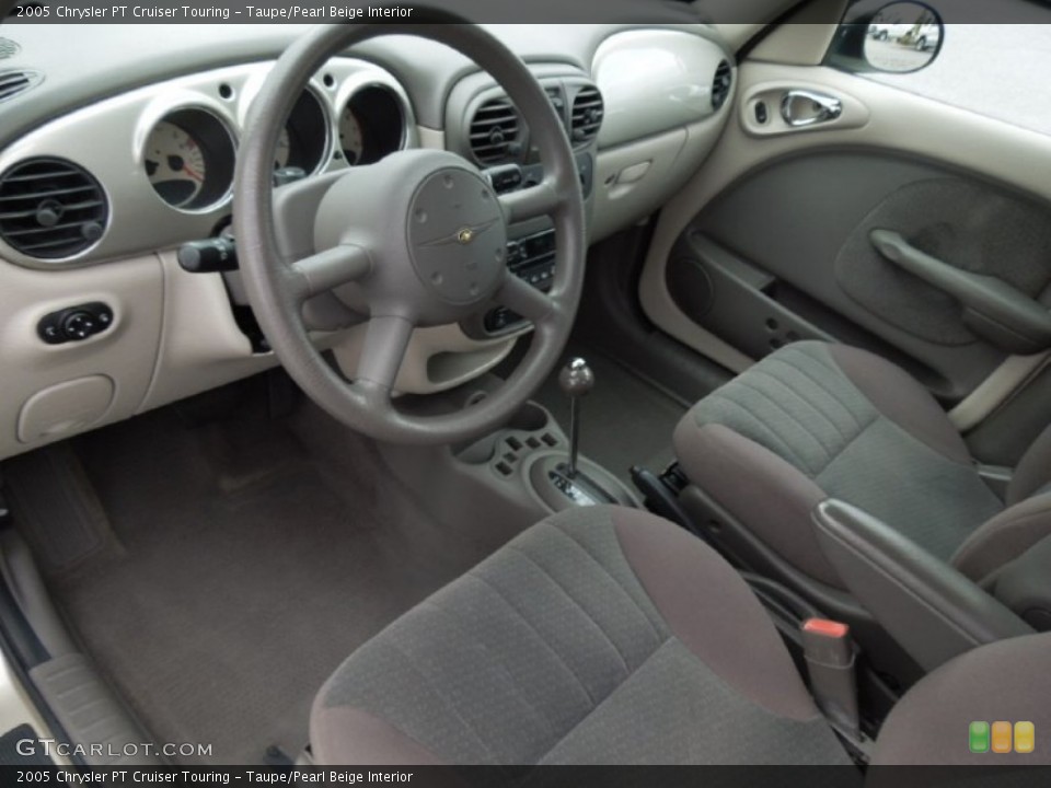 Taupe/Pearl Beige Interior Prime Interior for the 2005 Chrysler PT Cruiser Touring #77869990