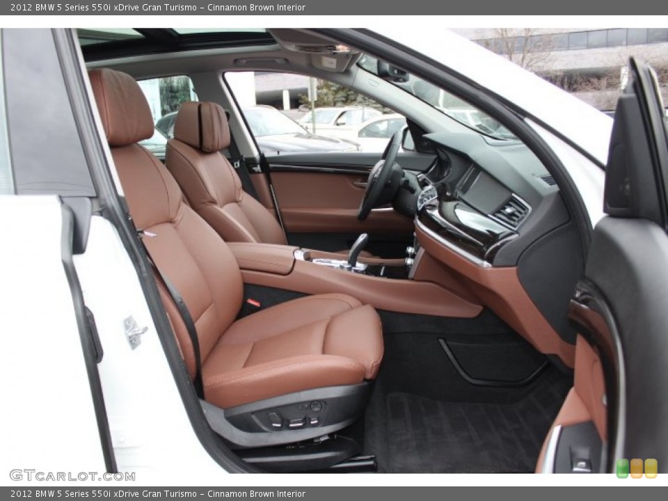 Cinnamon Brown Interior Photo for the 2012 BMW 5 Series 550i xDrive Gran Turismo #77870160