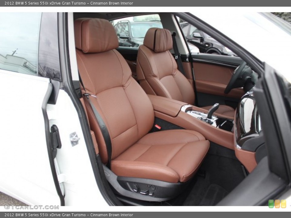 Cinnamon Brown Interior Front Seat for the 2012 BMW 5 Series 550i xDrive Gran Turismo #77870186