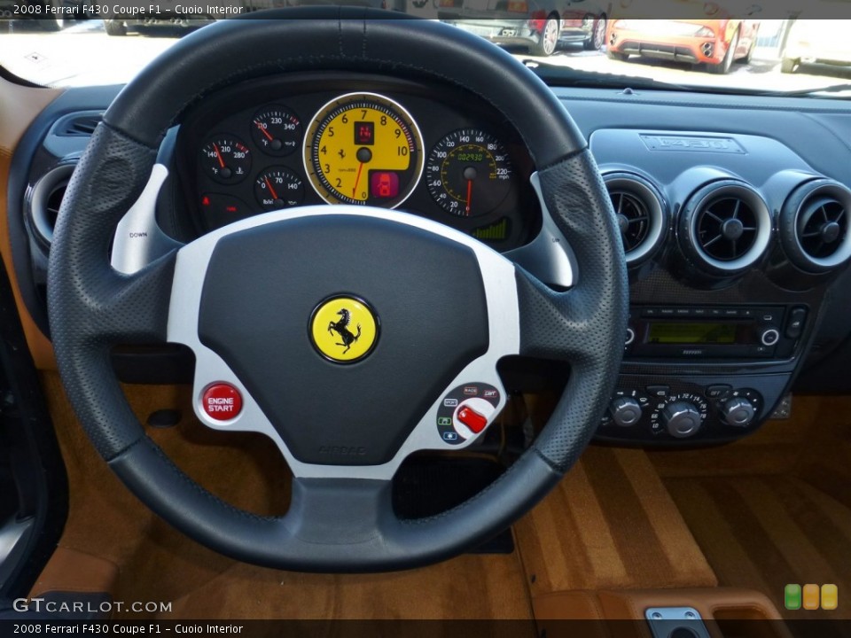 Cuoio Interior Steering Wheel for the 2008 Ferrari F430 Coupe F1 #77870556