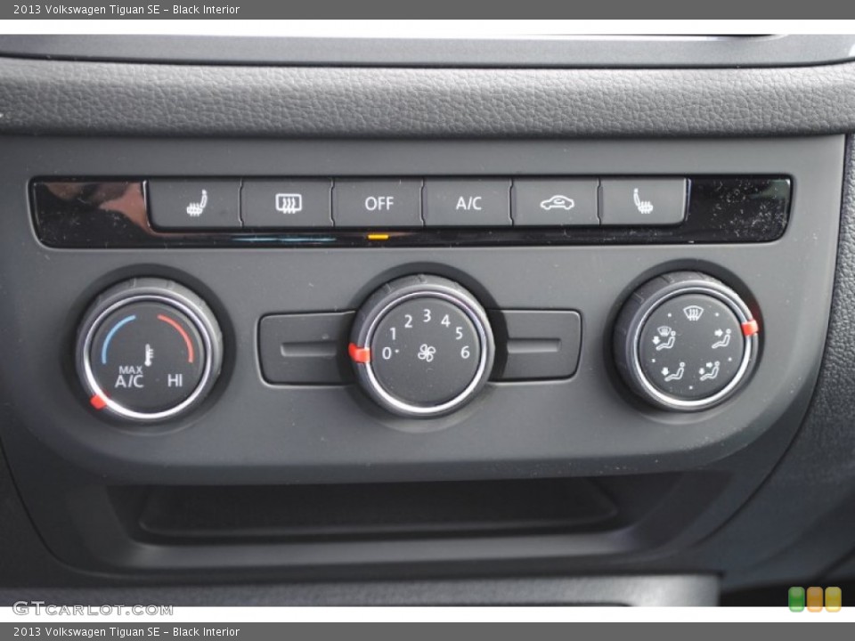 Black Interior Controls for the 2013 Volkswagen Tiguan SE #77872004