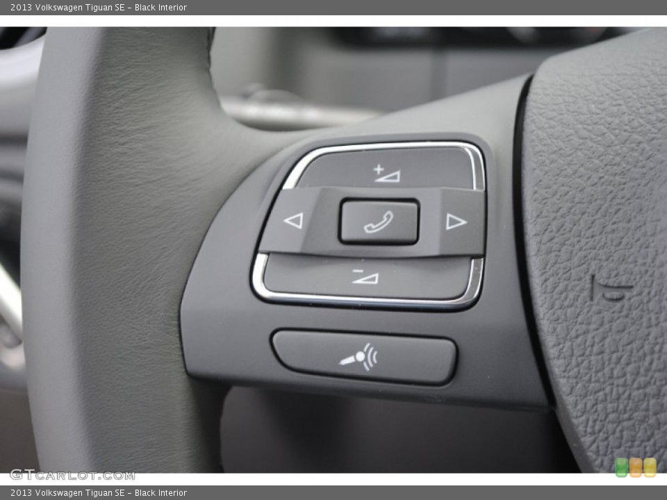 Black Interior Controls for the 2013 Volkswagen Tiguan SE #77872048