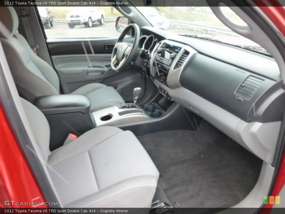 Graphite Interior Dashboard for the 2012 Toyota Tacoma V6 TRD Sport Double Cab 4x4 #77872752