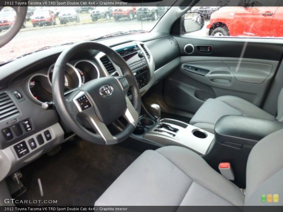 Graphite Interior Dashboard for the 2012 Toyota Tacoma V6 TRD Sport Double Cab 4x4 #77872803