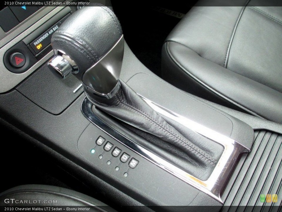Ebony Interior Transmission for the 2010 Chevrolet Malibu LTZ Sedan #77872878