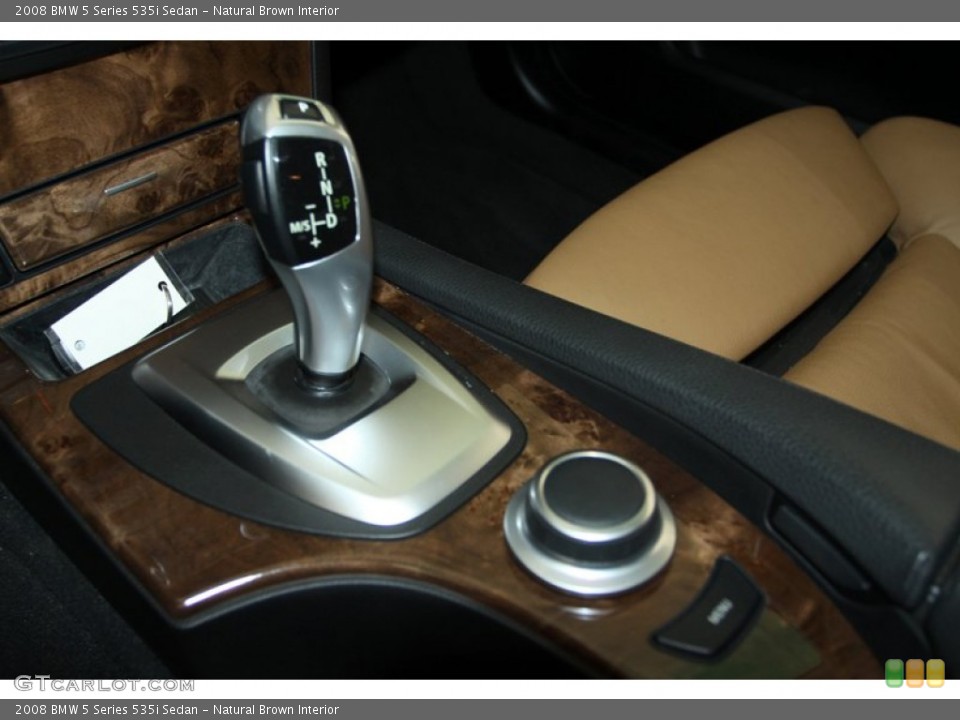Natural Brown Interior Transmission for the 2008 BMW 5 Series 535i Sedan #77873445