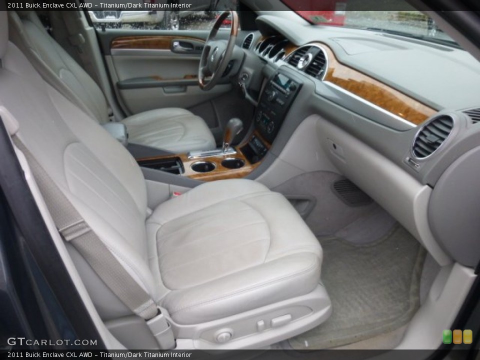 Titanium/Dark Titanium Interior Front Seat for the 2011 Buick Enclave CXL AWD #77873571