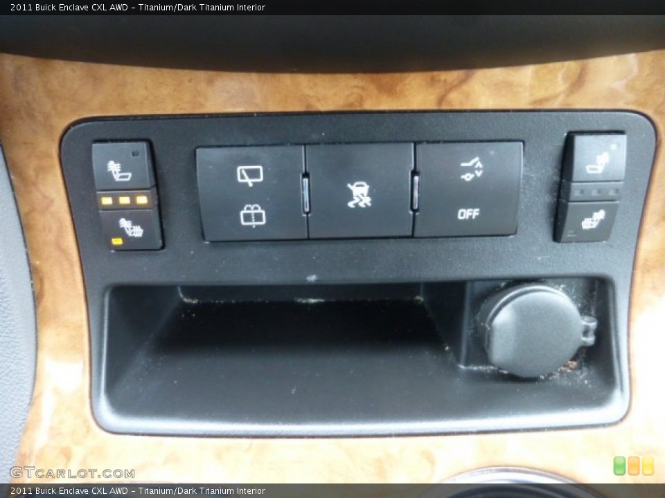 Titanium/Dark Titanium Interior Controls for the 2011 Buick Enclave CXL AWD #77873664