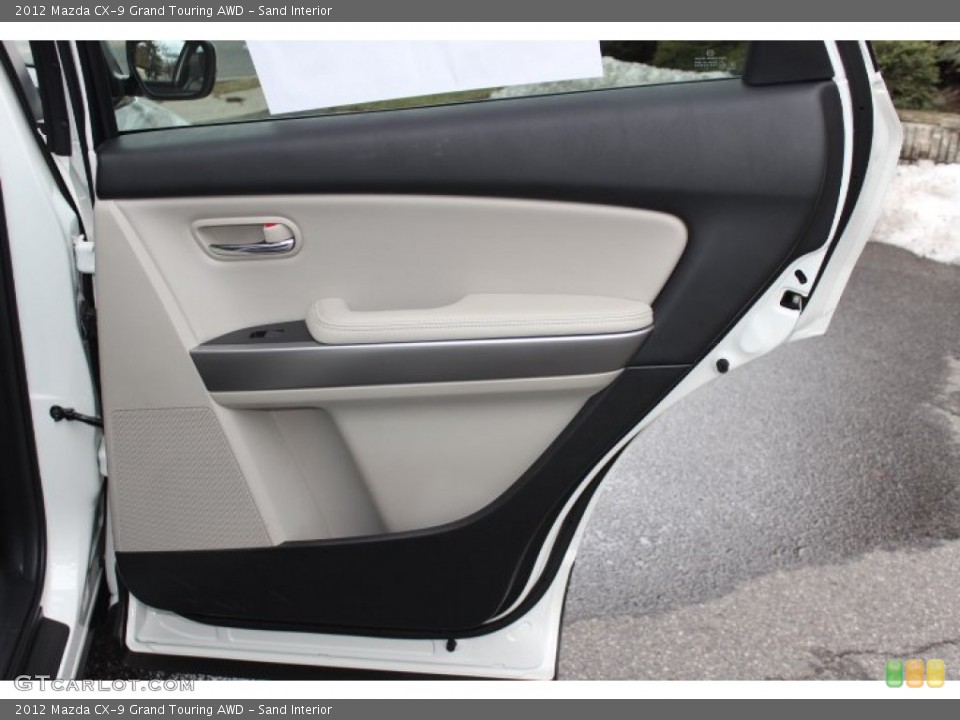 Sand Interior Door Panel for the 2012 Mazda CX-9 Grand Touring AWD #77873766