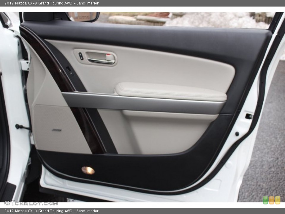 Sand Interior Door Panel for the 2012 Mazda CX-9 Grand Touring AWD #77873808
