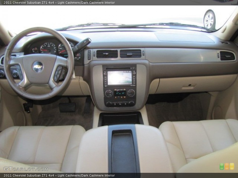 Light Cashmere/Dark Cashmere Interior Dashboard for the 2011 Chevrolet Suburban Z71 4x4 #77875344