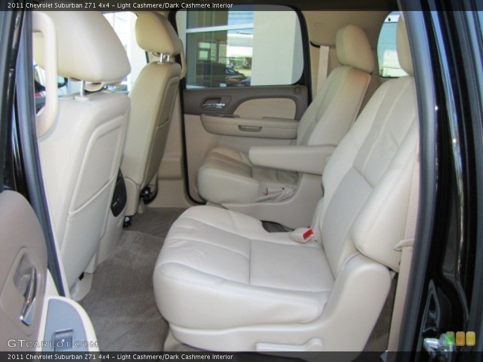 Light Cashmere/Dark Cashmere Interior Rear Seat for the 2011 Chevrolet Suburban Z71 4x4 #77875358