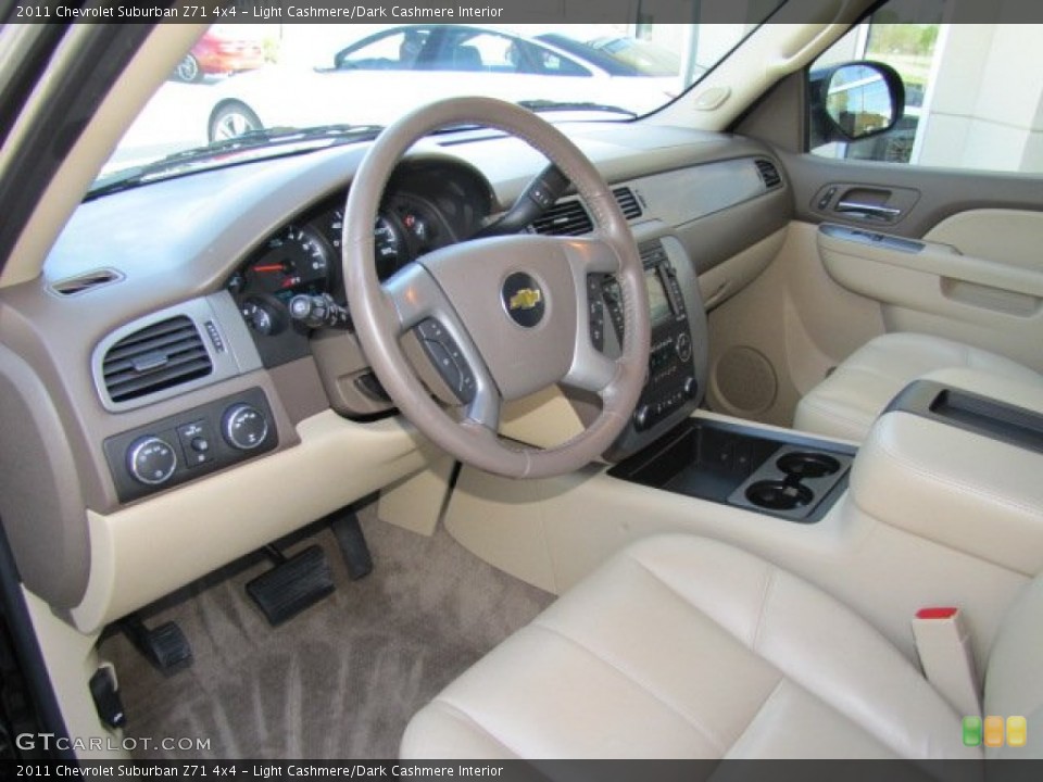 Light Cashmere/Dark Cashmere Interior Prime Interior for the 2011 Chevrolet Suburban Z71 4x4 #77875383
