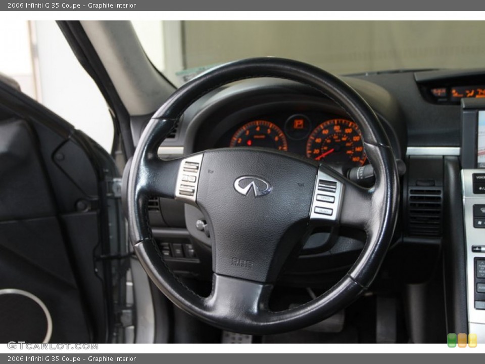 Graphite Interior Steering Wheel for the 2006 Infiniti G 35 Coupe #77876361