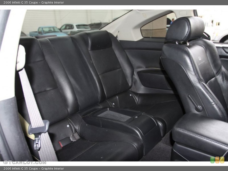 Graphite Interior Rear Seat for the 2006 Infiniti G 35 Coupe #77876646