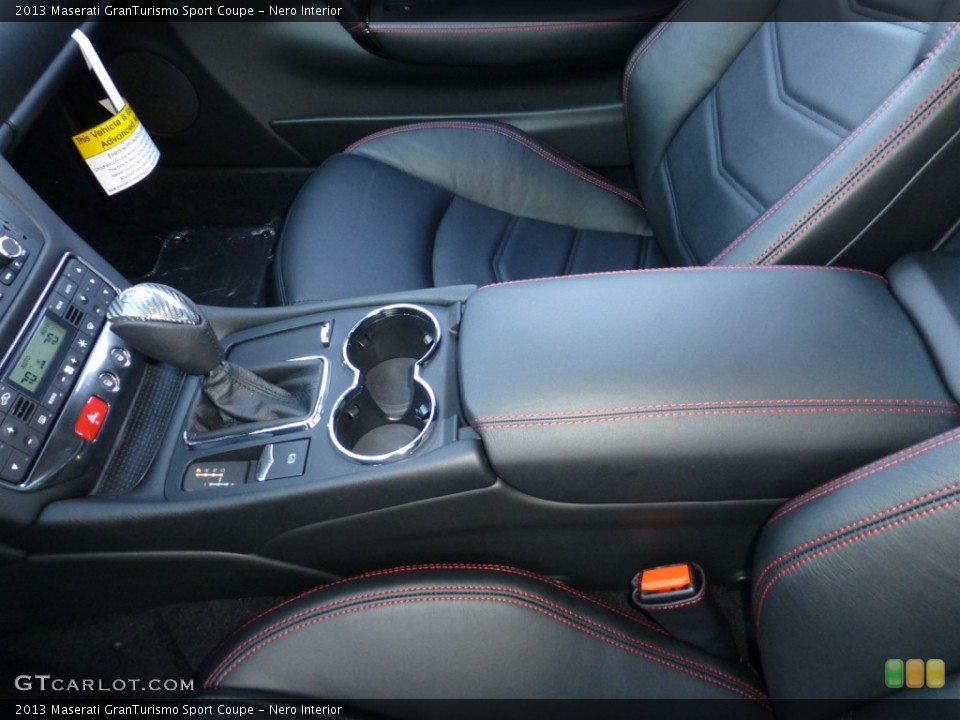 Nero Interior Controls for the 2013 Maserati GranTurismo Sport Coupe #77876991