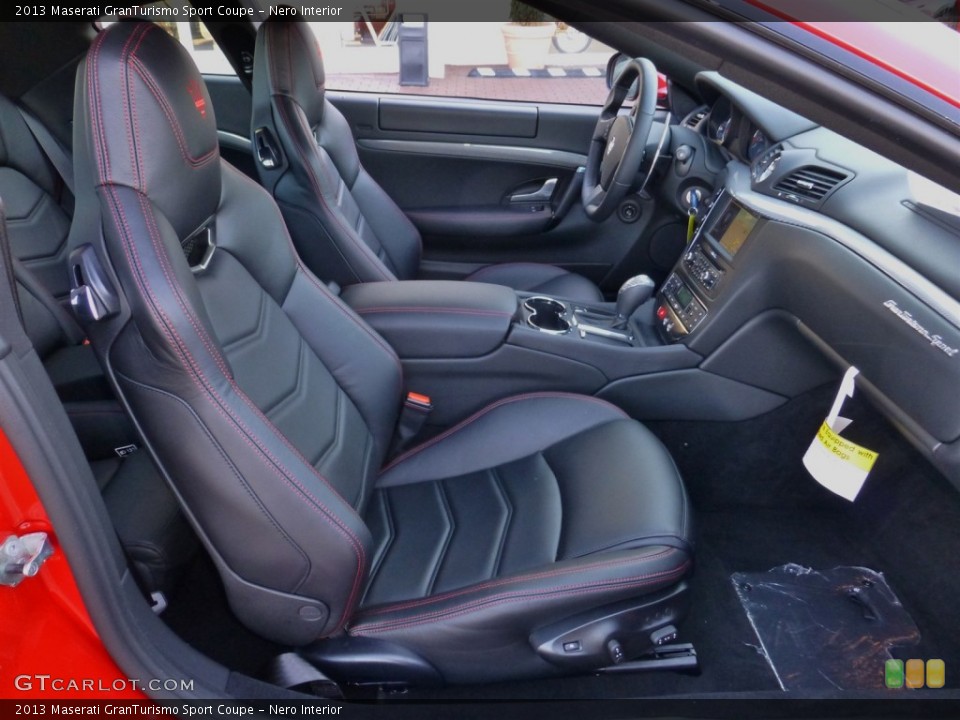 Nero Interior Front Seat for the 2013 Maserati GranTurismo Sport Coupe #77877090
