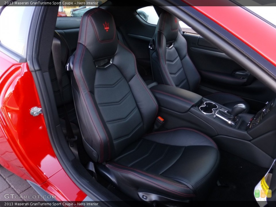 Nero Interior Front Seat for the 2013 Maserati GranTurismo Sport Coupe #77877138