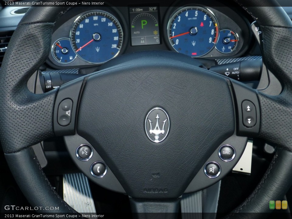 Nero Interior Steering Wheel for the 2013 Maserati GranTurismo Sport Coupe #77877257