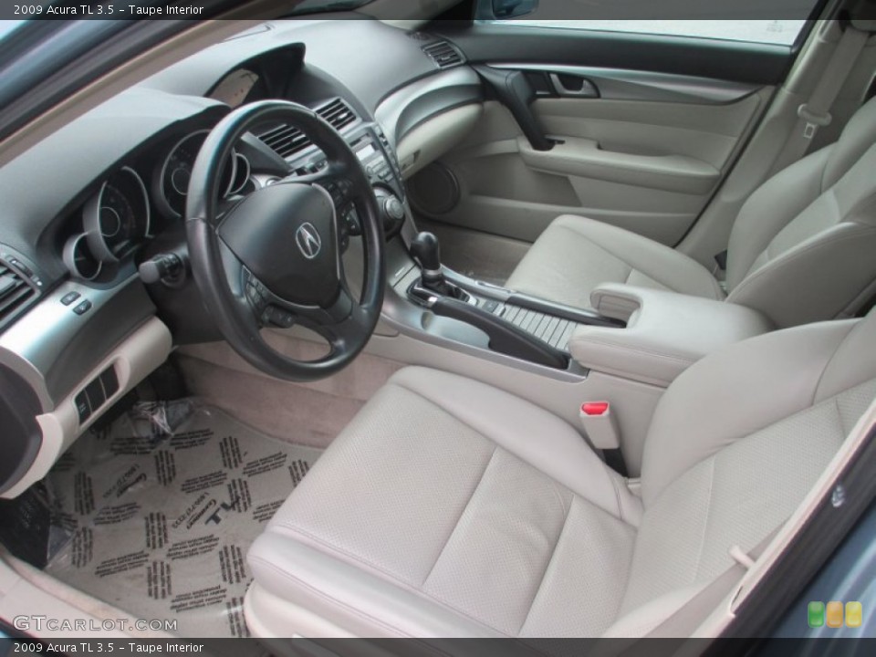 Taupe Interior Prime Interior for the 2009 Acura TL 3.5 #77877318