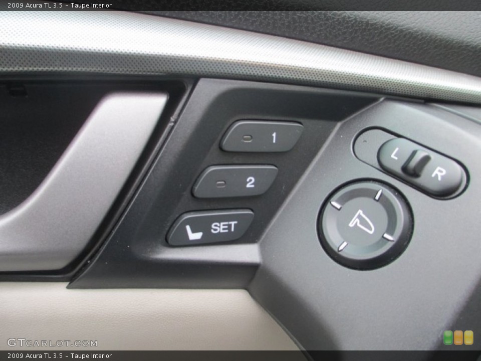 Taupe Interior Controls for the 2009 Acura TL 3.5 #77877369