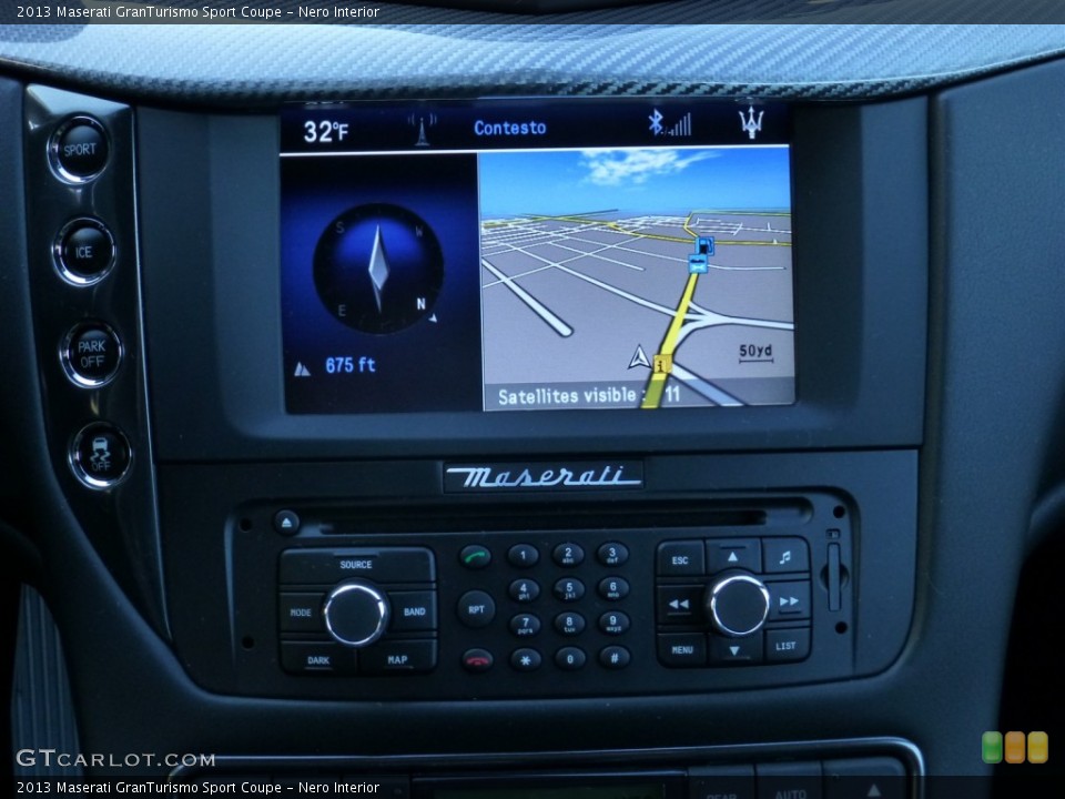 Nero Interior Navigation for the 2013 Maserati GranTurismo Sport Coupe #77877393