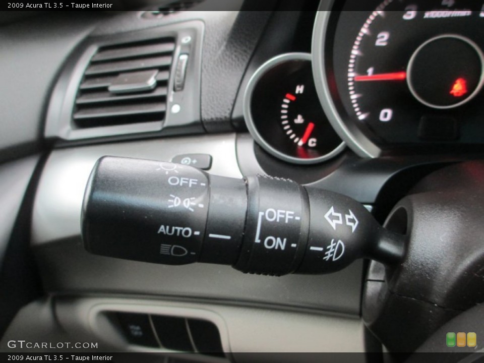 Taupe Interior Controls for the 2009 Acura TL 3.5 #77877399