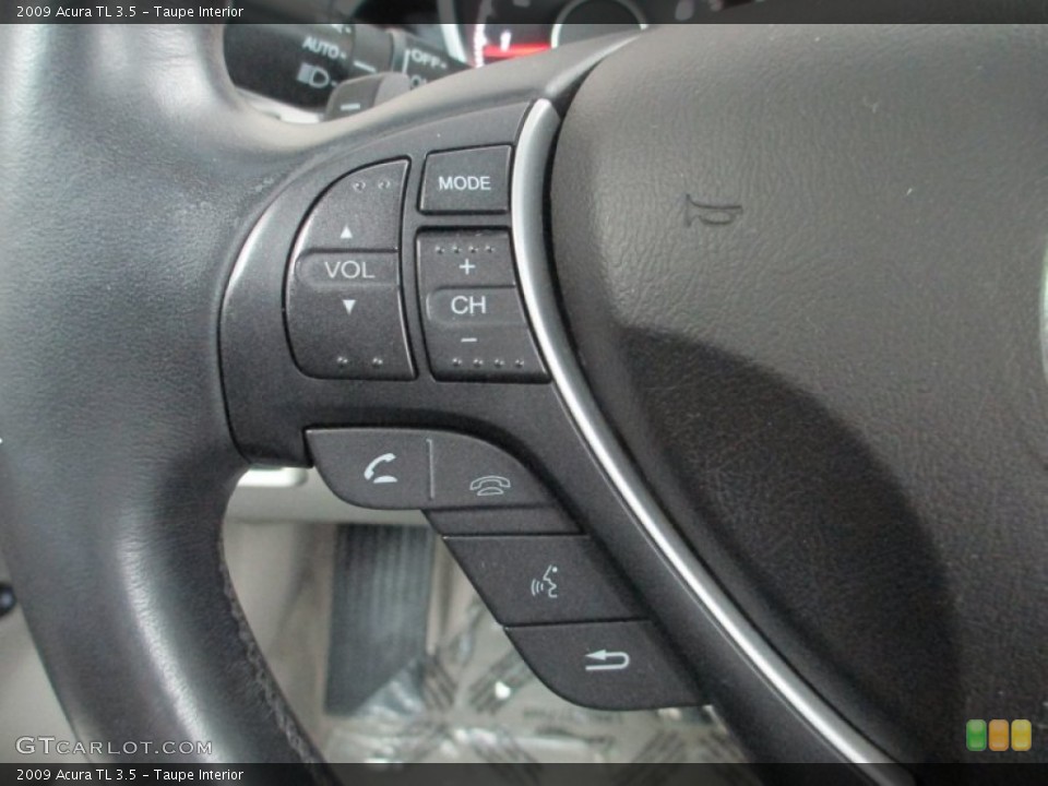 Taupe Interior Controls for the 2009 Acura TL 3.5 #77877438