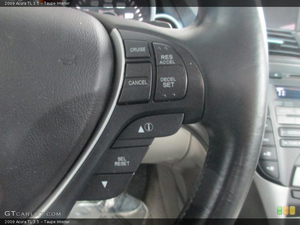 Taupe Interior Controls for the 2009 Acura TL 3.5 #77877456