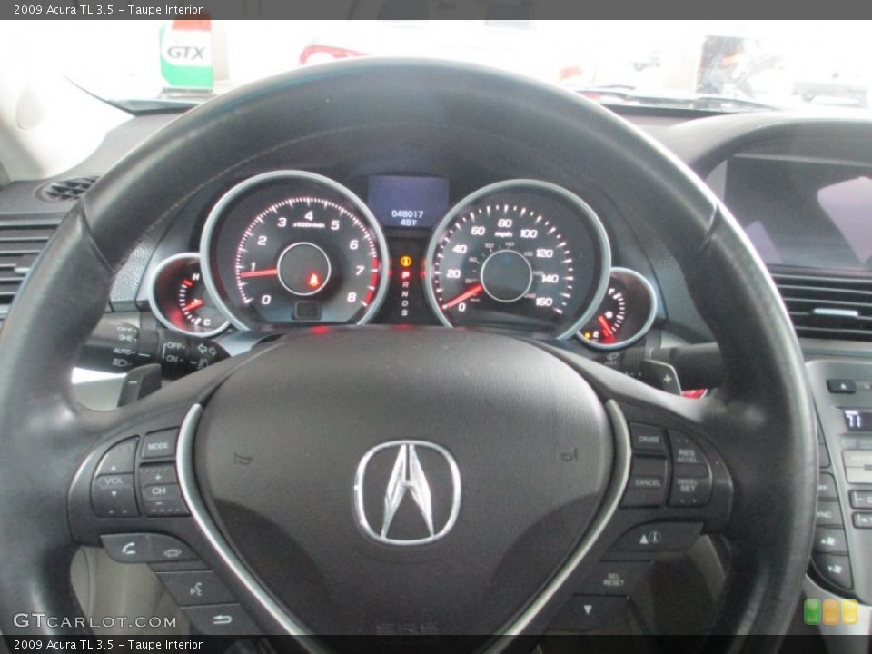 Taupe Interior Gauges for the 2009 Acura TL 3.5 #77877491